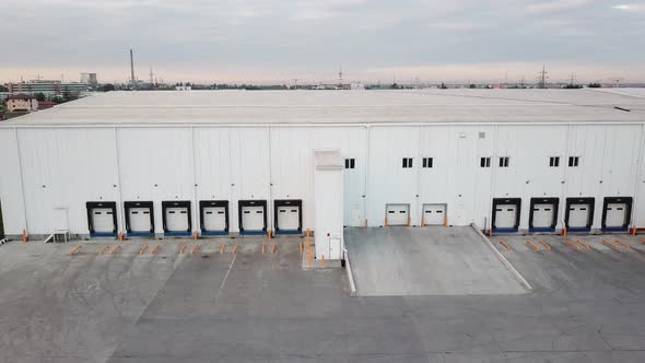 Industrial Warehouse With Loading Ramps