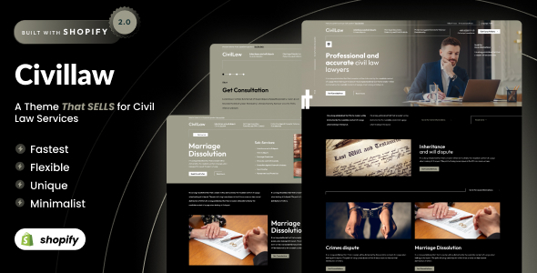 Civil Law – Lawyer Shopify 2.0 Theme