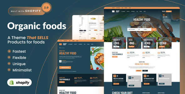 Organic Food – Agriculture Farm Shopify 2.0 Theme