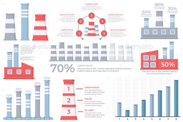 Industrial Infographic Elements