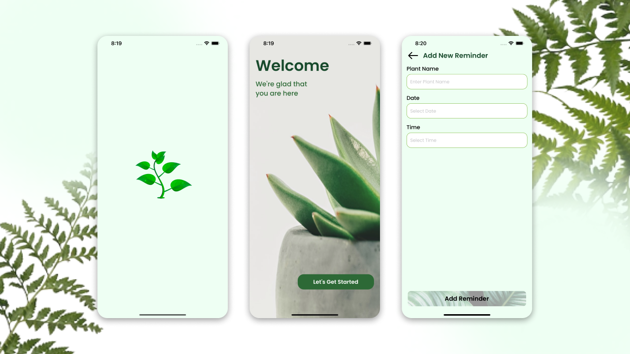 Plant Parent Assistant - iOS App - Water Reminder For Plants - Plants ...