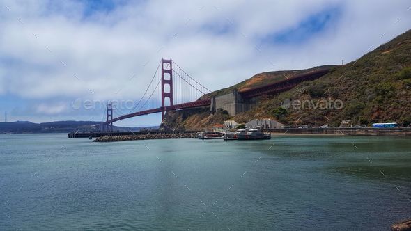 Golden Gate Bridge in San Francisco, Stock image