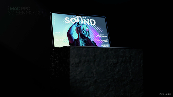 Macpro Screen Laptop Mockup Product Promo template preview