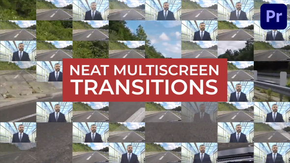 Neat Multiscreen Transitions for Premiere Pro