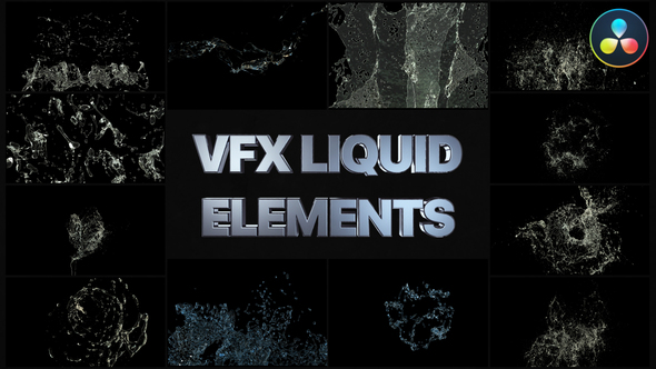 VFX Liquid Elements for DaVinci Resolve