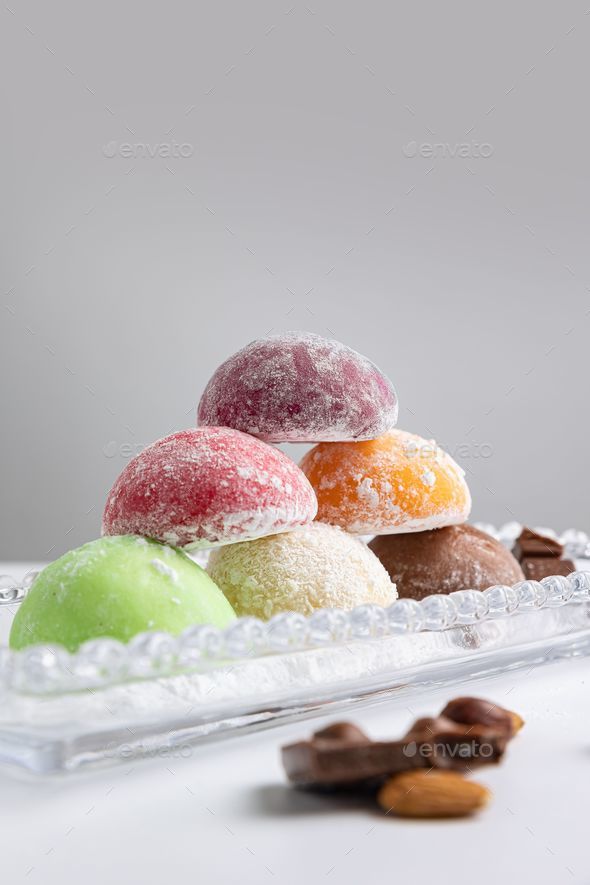 Mochi  Traditional Dessert From Japan