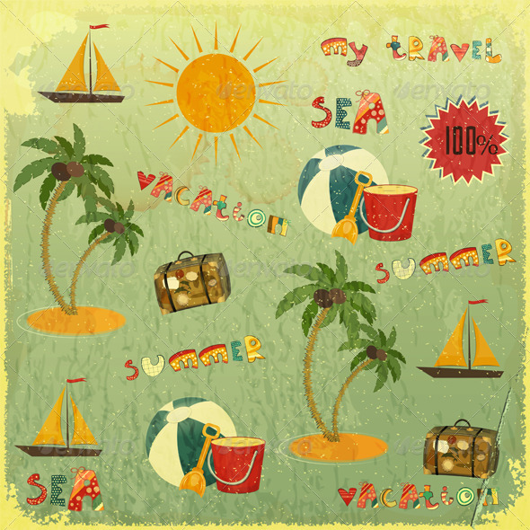 Summer Background - Backgrounds Decorative