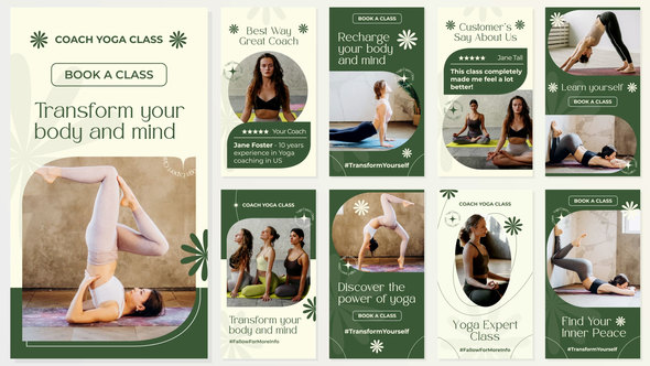 Yoga Wellness Coach Instagram Story