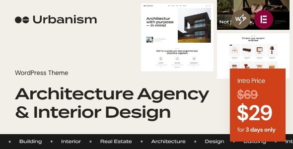 Urbanism – Architecture Agency & Interior Design WordPress Theme