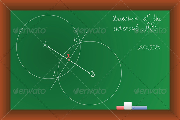 Vector Green School Blackboard - Man-made Objects Objects