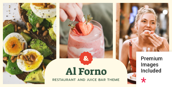 Al Forno – Restaurant and Juice Bar Theme