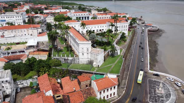 Downtown Sao Luis Maranhao at Northeast Brazil. Tourism landmark of city. alt