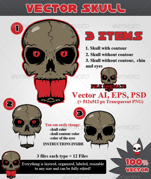 Vector Skull - Miscellaneous Characters
