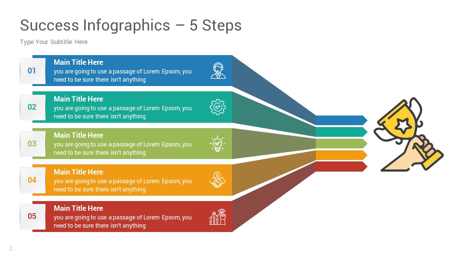 Success Infographics PowerPoint template, Presentation Templates ...