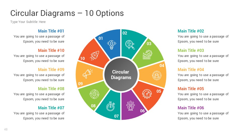 Circular Diagrams PowerPoint templates, Presentation Templates ...