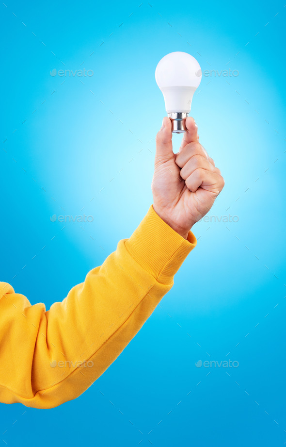 person thinking light bulb