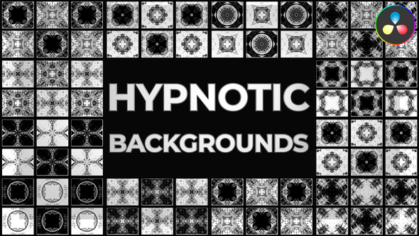 Hypnotic Backgrounds for DaVinci Resolve