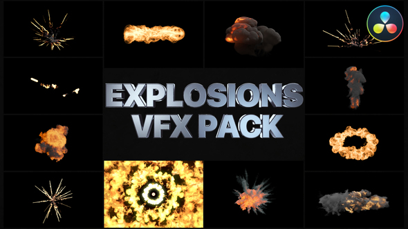 VFX Explosions Pack for DaVinci Resolve