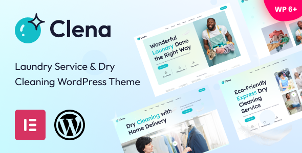 Clena – Laundry Service & Dry Cleaning WordPress Theme