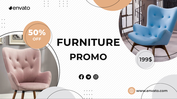 Furniture Sale Promo Product Promo template preview