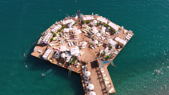 Exclusive Relaxation on the Luxury Hotel Pier in the Mediterranean alt