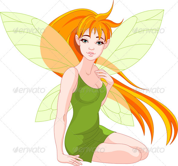 Young fairy - Characters Vectors