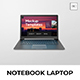 Notebook Generic Laptop Mockup