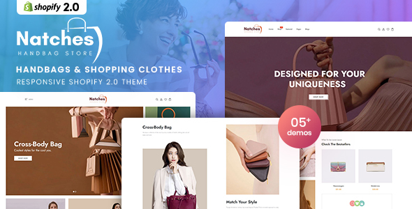 Natches – Handbags & Shopping Clothes Responsive Shopify 2.0 Theme