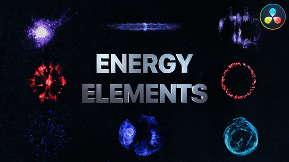 VFX Energy Elements And Explosions for DaVinci Resolve