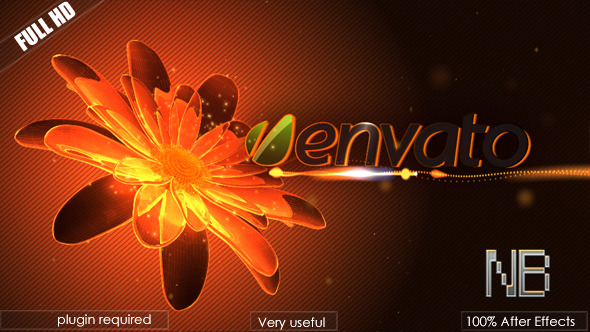 Logo Reveal 3D Flower