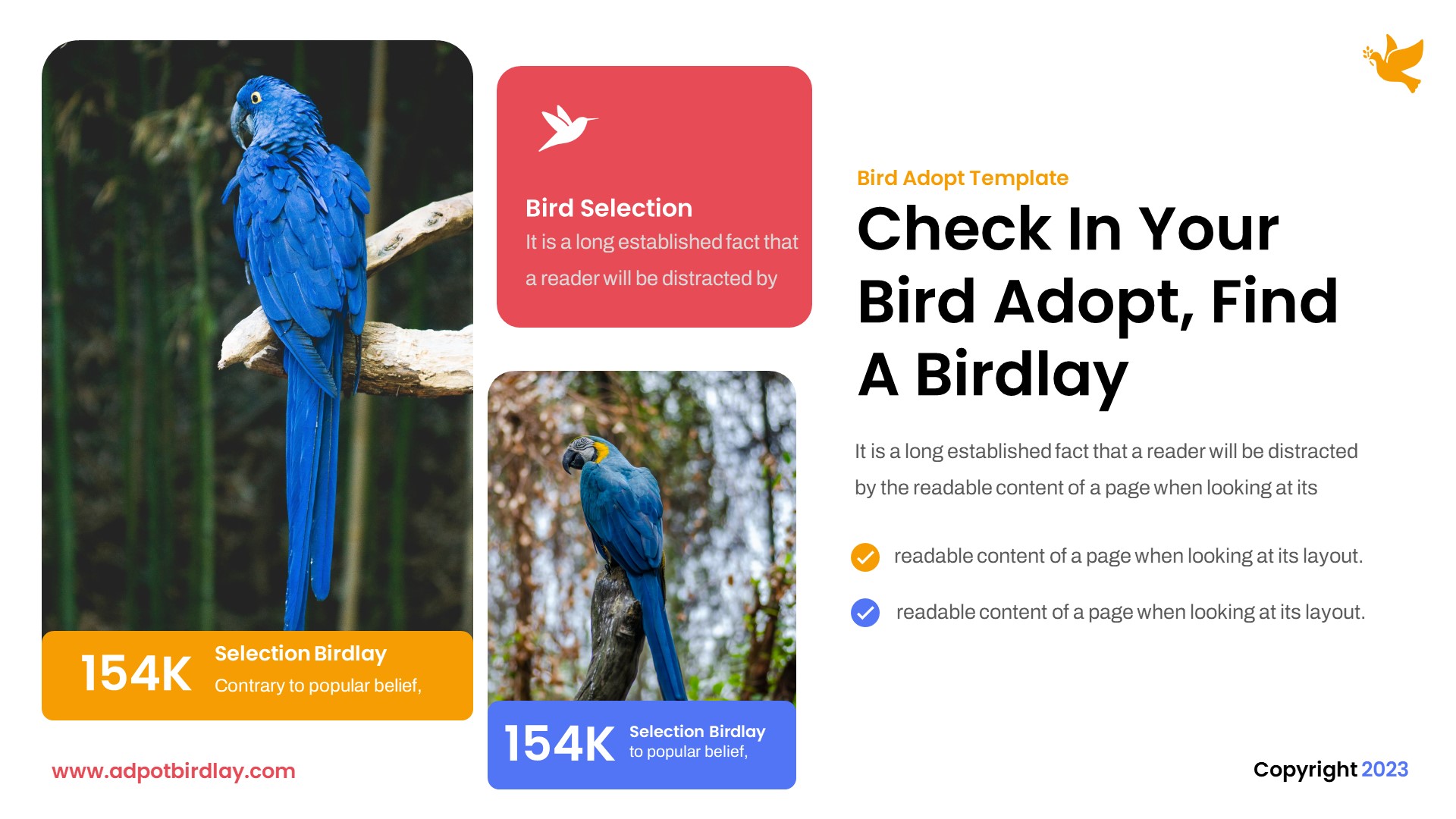 Birdlay - Cockatoo Bird Animal Adopt Powerpoint Template, Presentation ...