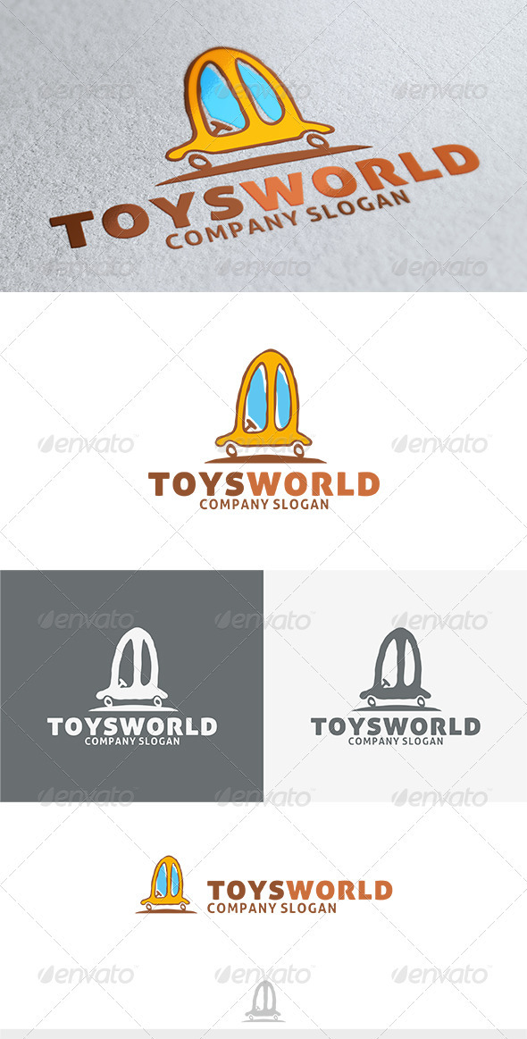 Toys World Logo - Objects Logo Templates