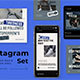 Blue Modern Sport Wear Instagram Pack