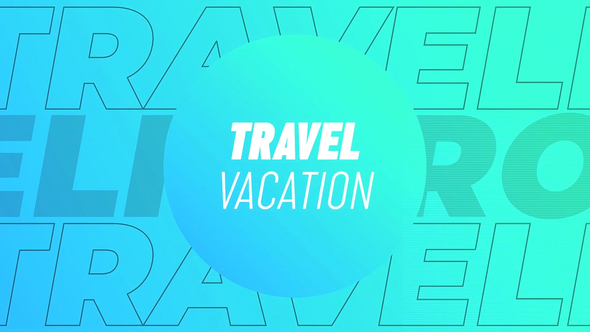 Travel Vacation After Effects Templates