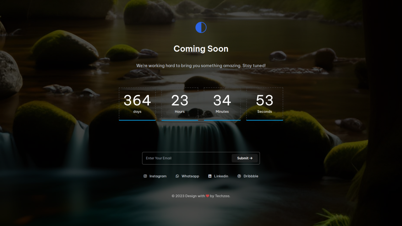 Techsoon - Tailwind Coming Soon HTML Template By Techzaa | CodeCanyon