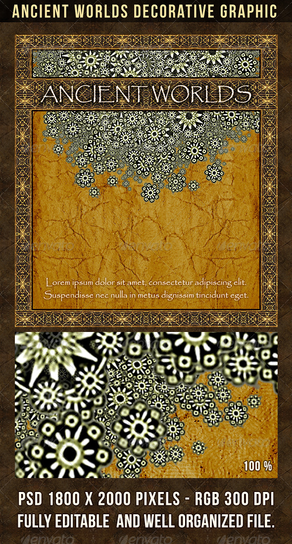Ancient Worlds Decorative Graphic - Decorative Graphics