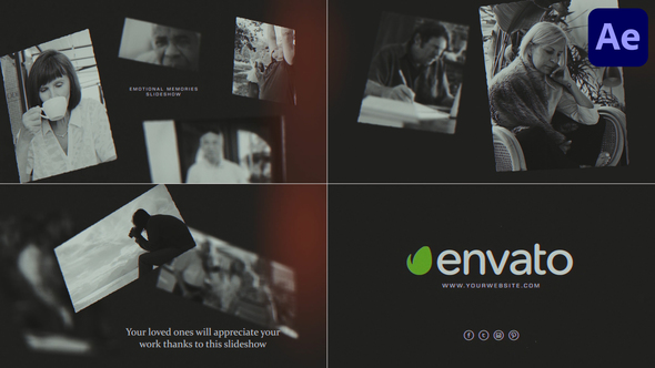 Emotional Photography Slideshow for After Effects