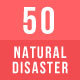 Natural Disaster Flat Icons