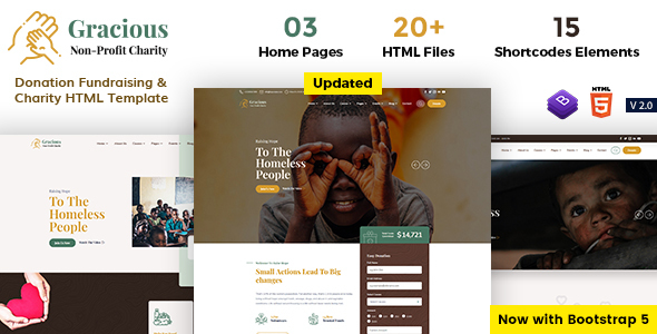 Gracious - Charity and Donation HTML Template