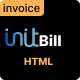 initBill - invoice & Receipt HTML Template