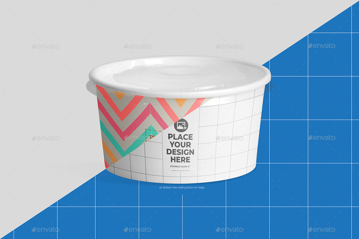 Paper Bowl Mockup, Graphics | GraphicRiver