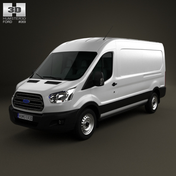 Ford Transit Panel Van LWB 2012 - 3DOcean Item for Sale