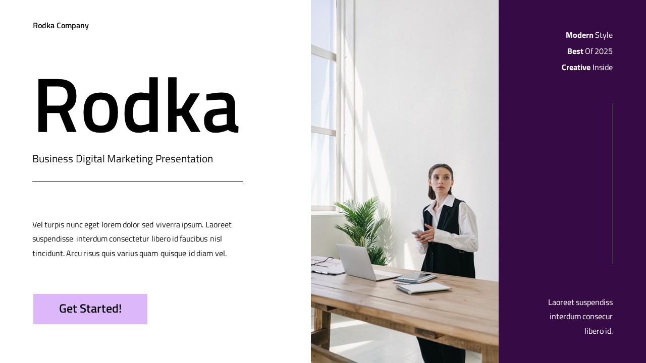 RODKA - Digital Marketing Business Powerpoint Presentation Templates ...