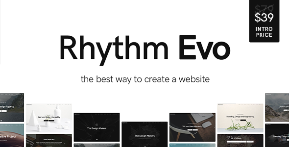 Rhythm – One & Multipage WordPress Theme
