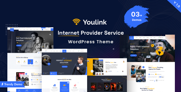 Youlink – Broadband & Internet Services WordPress Theme
