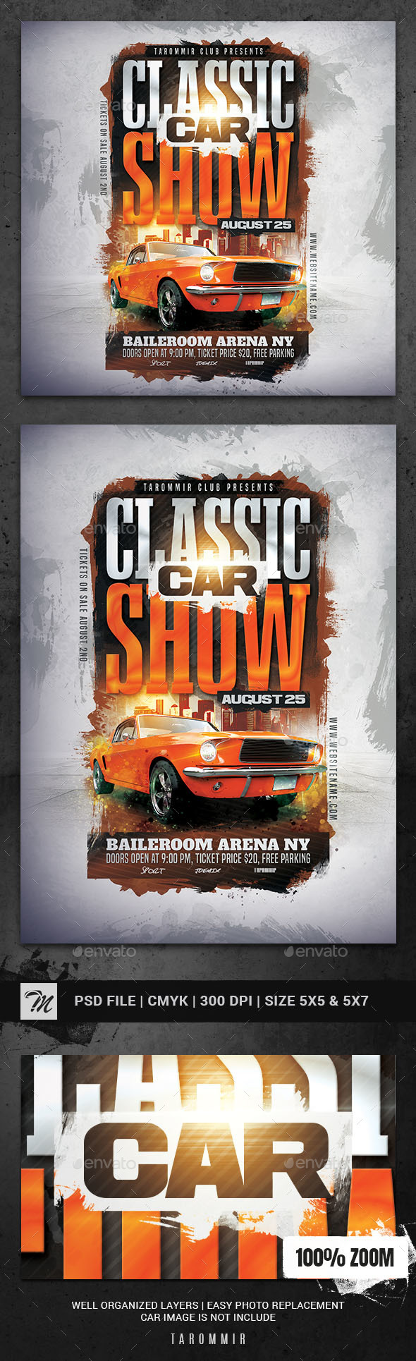 Classic Car Show Flyer