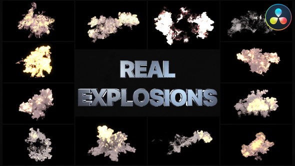 Real Explosions for DaVinci Resolve
