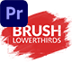 Brush Lower Thirds | MOGRT - VideoHive Item for Sale