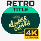 Retro Titles - VideoHive Item for Sale