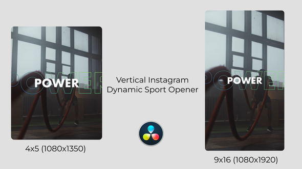 Vertical Instagram Dynamic Sport Opener